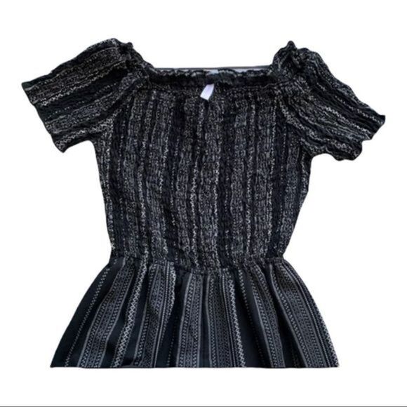 Xhilaration Off The Shoulder Jumpsuit XS Black - Picture 3 of 5